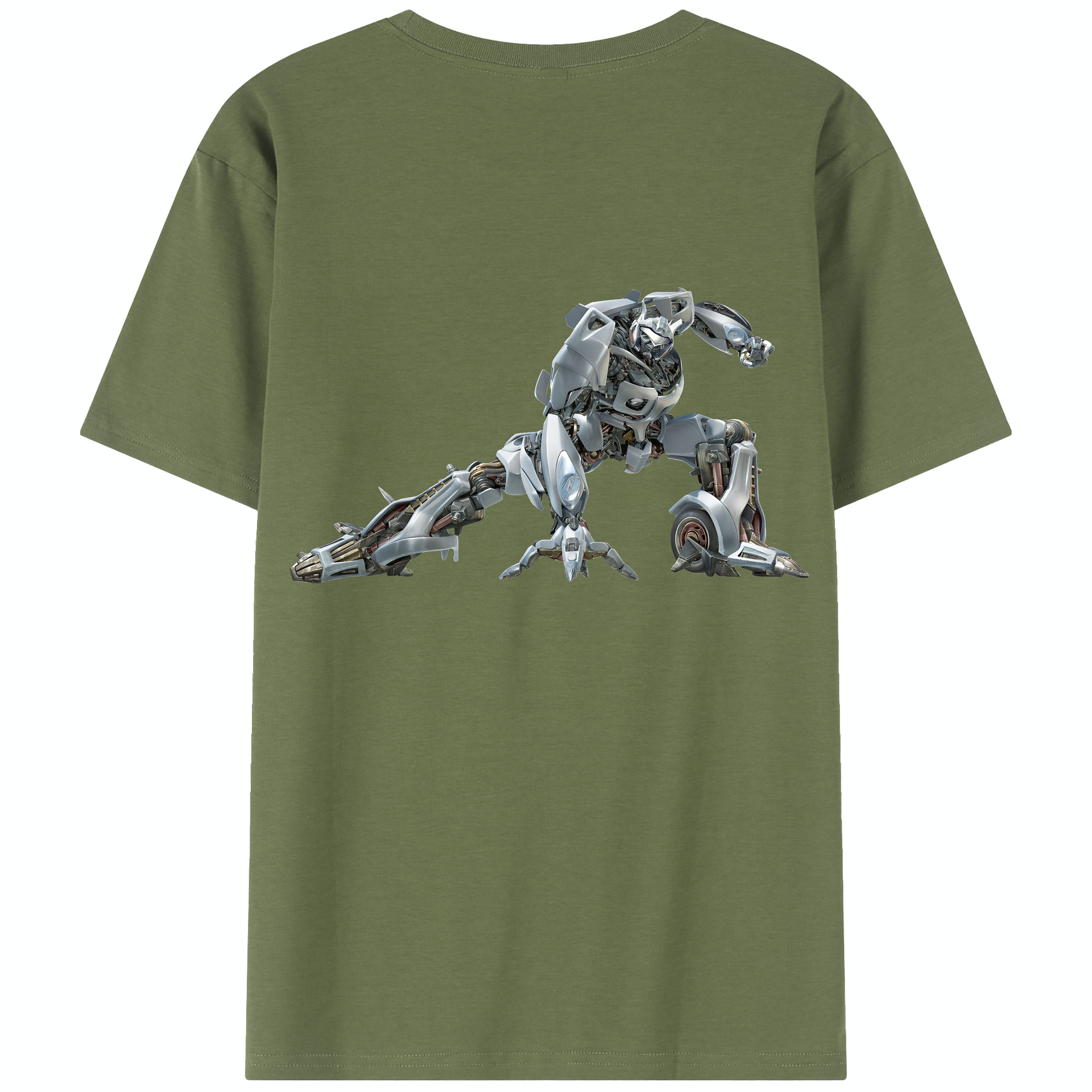 （画像用） Transformers トランスフォーマー 綿100％半袖Tシャツ（背面プリント）